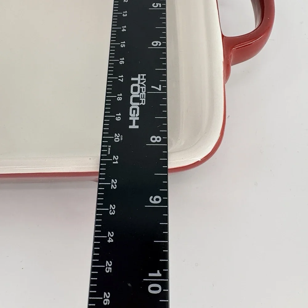 Sur La Table La Marque 84 Rectangle Red Ceramic‎ Baking Dish 11 X 8